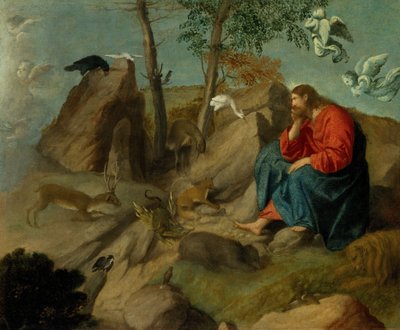 Christ in the Wilderness by Moretto da Brescia